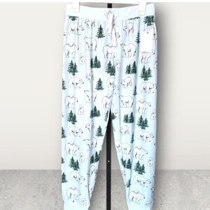 NWT ~ PJ SALVAGE LUXURY LOUNGEWEAR ~ ICE BLUE WITH POLAR BEARS ~ MED & XSM